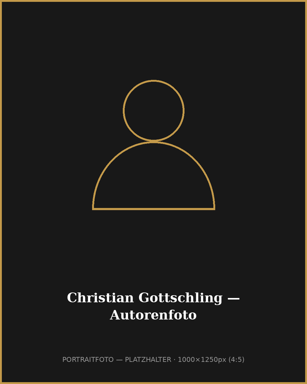 Christian Gottschling (Platzhalter-Autorenfoto)